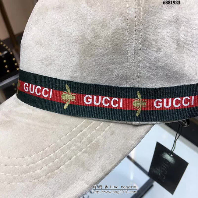 GUCCI古馳 秋冬新款 絲絨棒球帽 6881923 LLWJ5491
